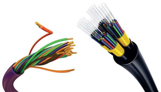 Сравнение оптоволоконных и медных кабелей