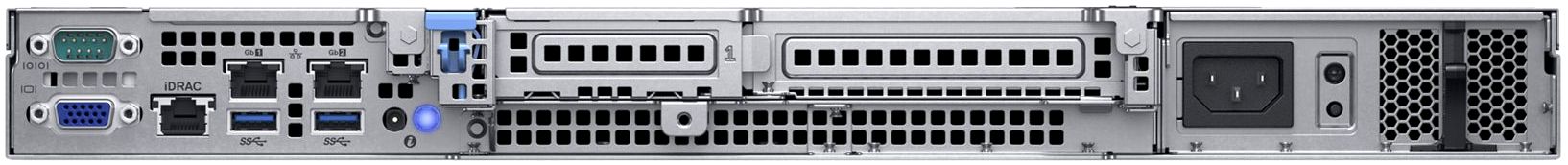 Сервер R240 вид сзади