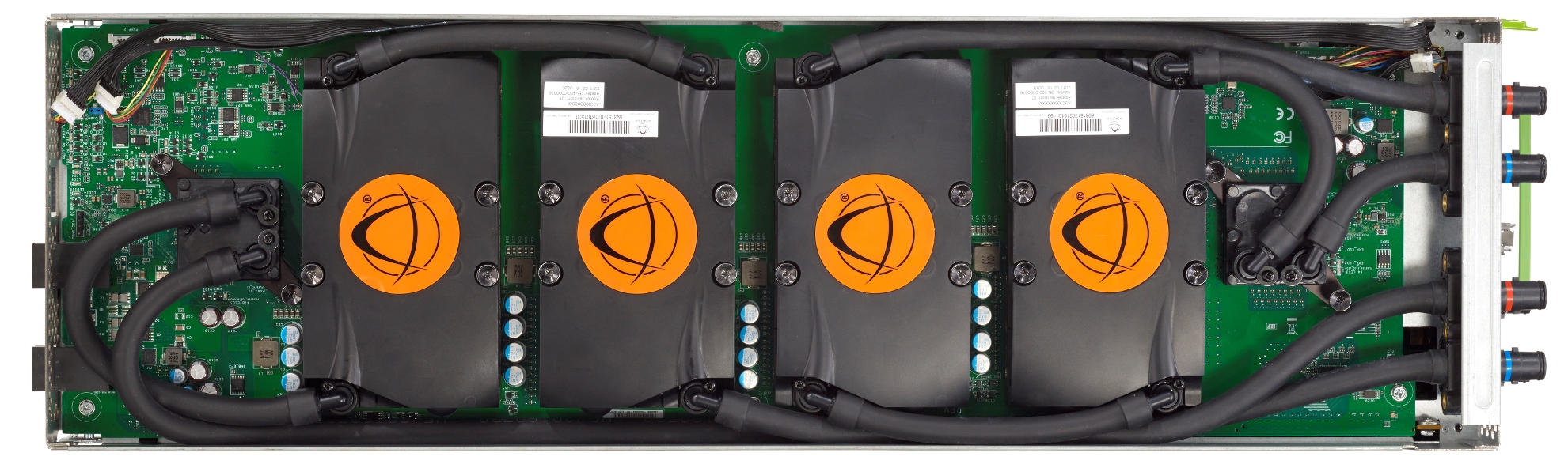 Сервер CX2570 M5 (с водяных охлаждением) вид сверху