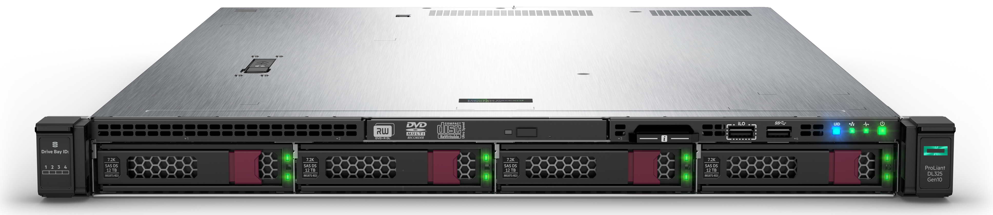 DL325 Передняя панель с отсеками для дисков формата 3.5