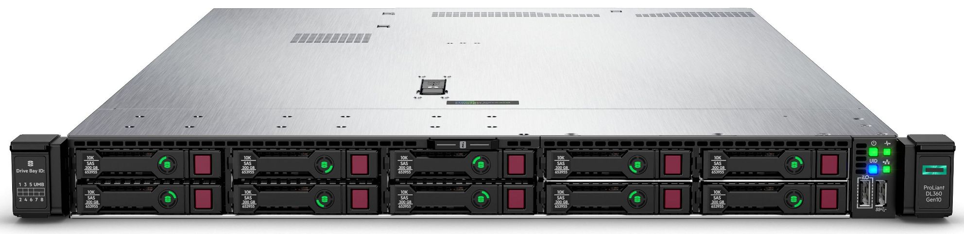 DL360 Передняя панель с отсеками для дисков формата 2.5