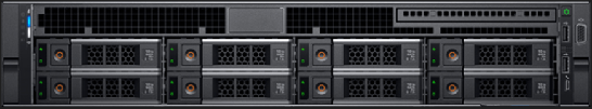 Сервер R540 вид спереди
