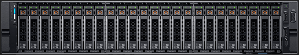 Сервер R840 вид спереди