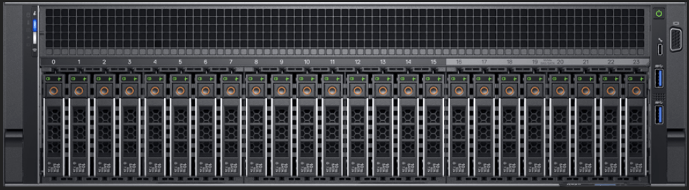 Сервер R940 вид спереди